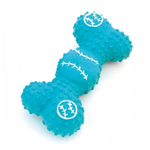 Osso de látex azul para cães