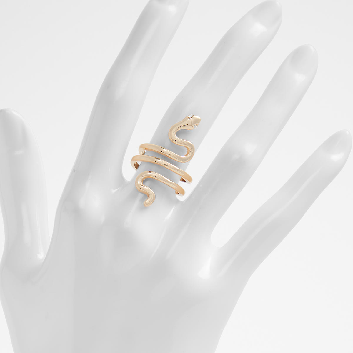 Lothendra Gold-Clear Multi Women Rings