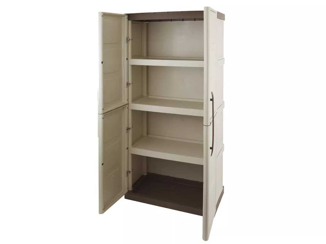 Armoire toute hauteur en polypropylène, un matériau recyclable et écologiquement durable