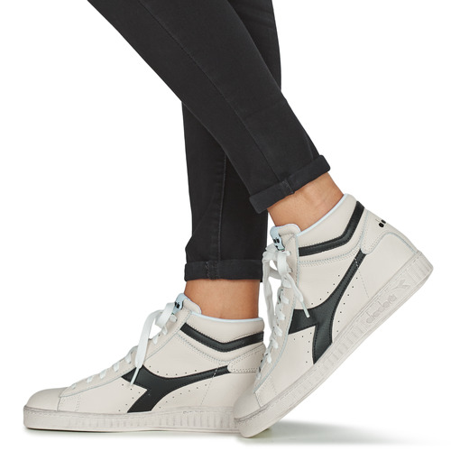 Diadora - GAME L HIGH WAXED - Blanc / noir
