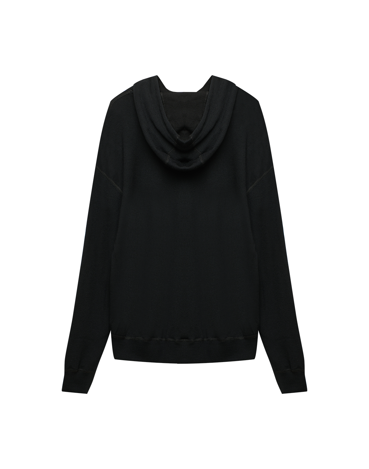 Hoodie van merinowollen terry voor dames - Gratis Verze