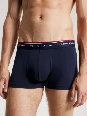 Cuecas boxer com cós com logotipo contrastante (pacote com 3)
