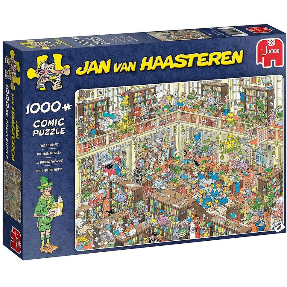 Jan van Haasteren - The Library (1000 brikker)