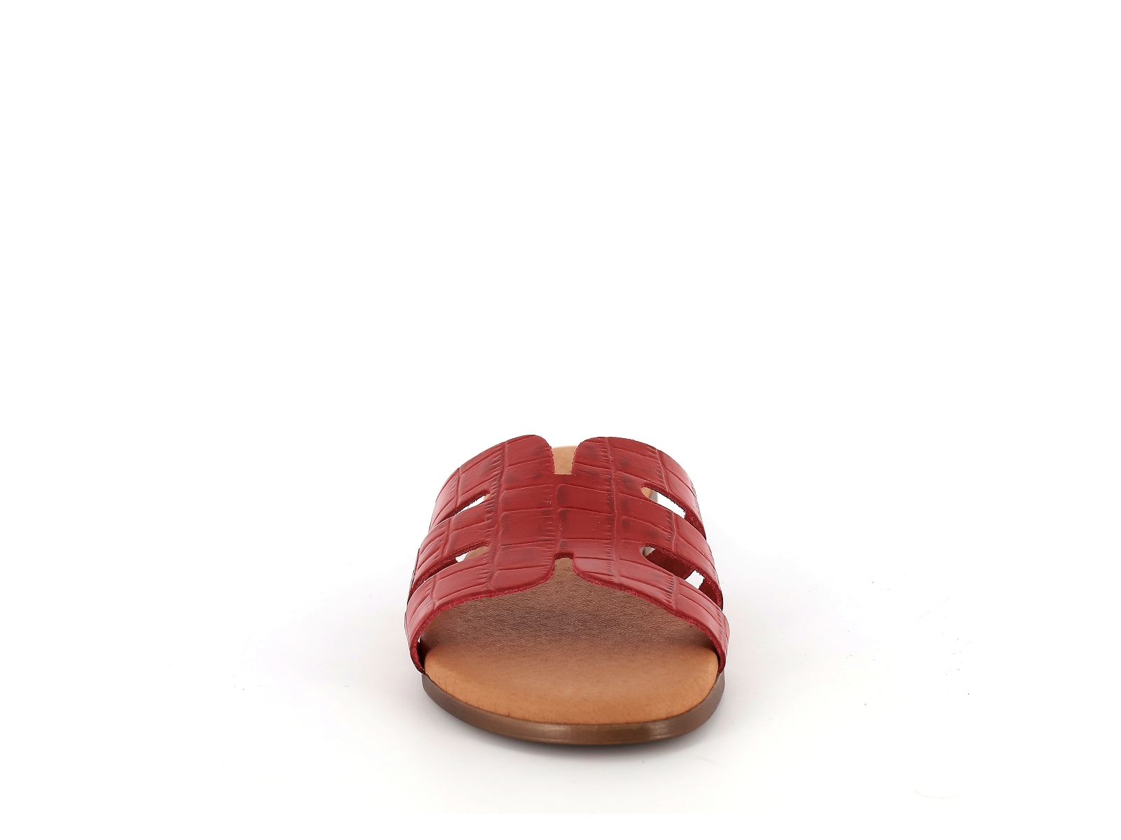 Chaussures du chateau-9176 Cuir Rouge