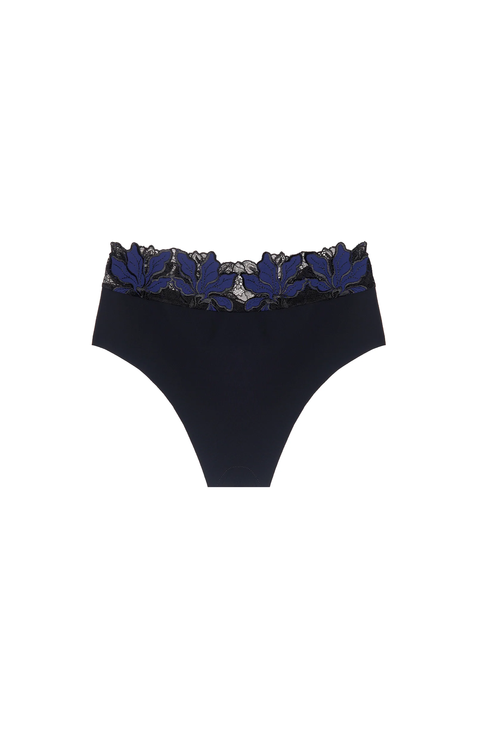 tam Tanga noir en dentelle et broderie encre Encre