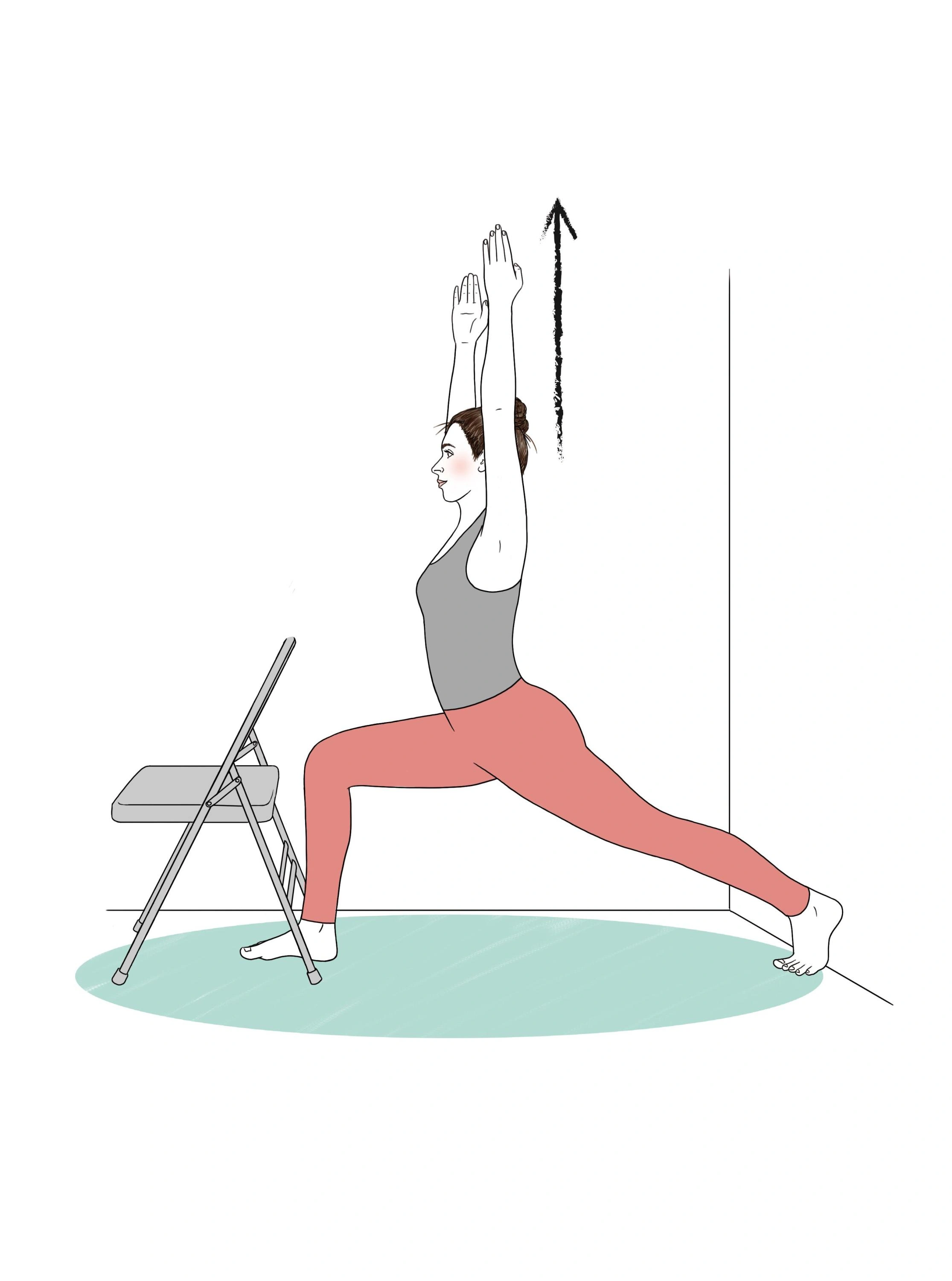 Yoga mit dem Stuhl