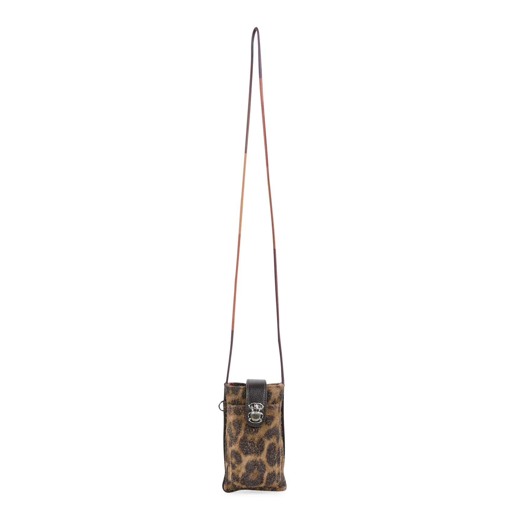 MARCUS - Porte téléphone en cuir | Marron