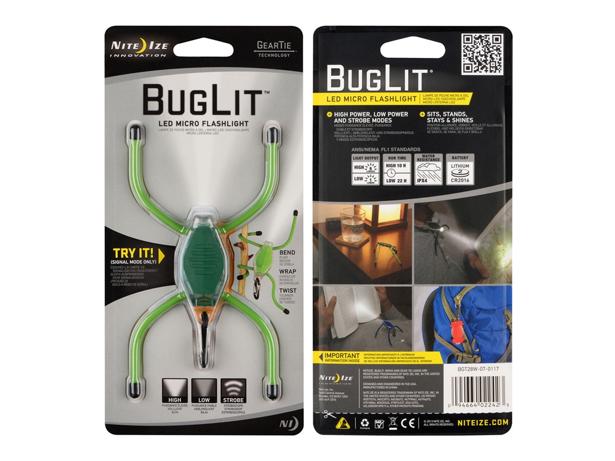 Nite Ize BugLit Zaklamp - Groen