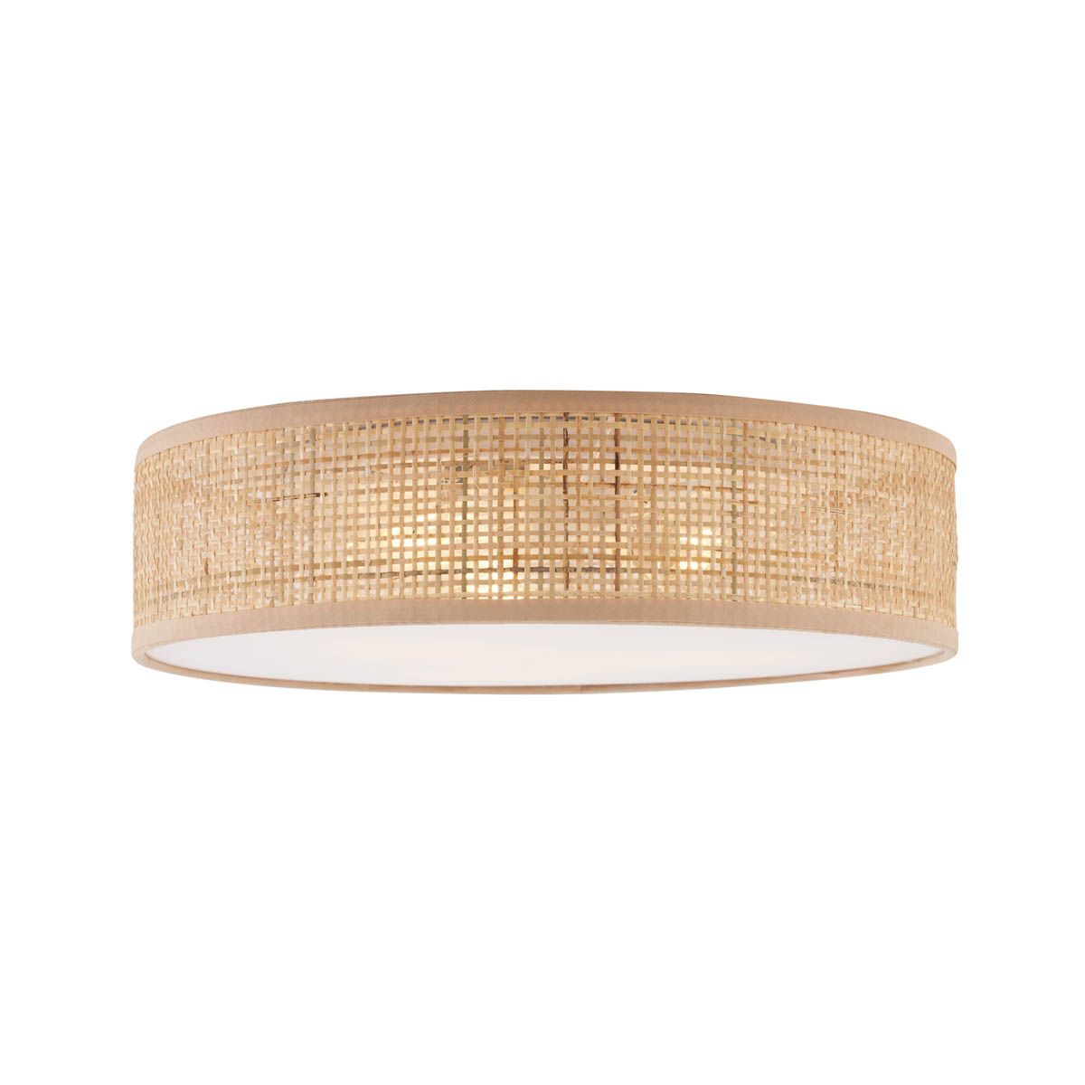 Oosterse plafondlamp rotan 38cm  - Trammy