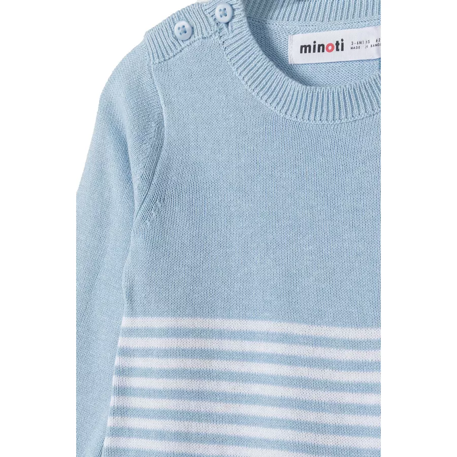 MINOTI Strampler Hellblau