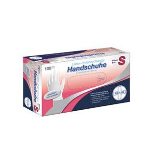 PARAM Einmalhandschuhe Latex Größe S gepudert