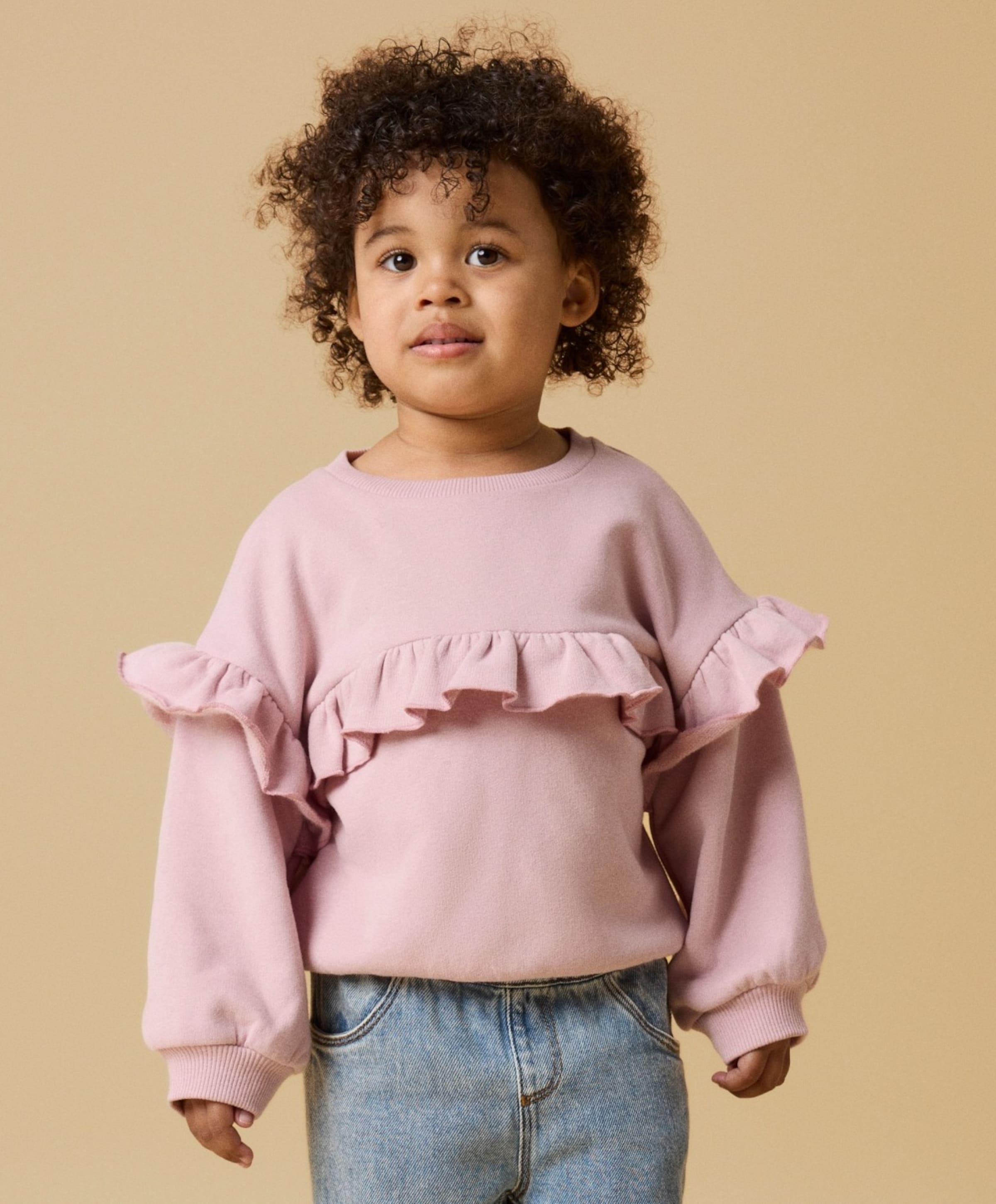 Lil' Atelier Meisjes sweater roze