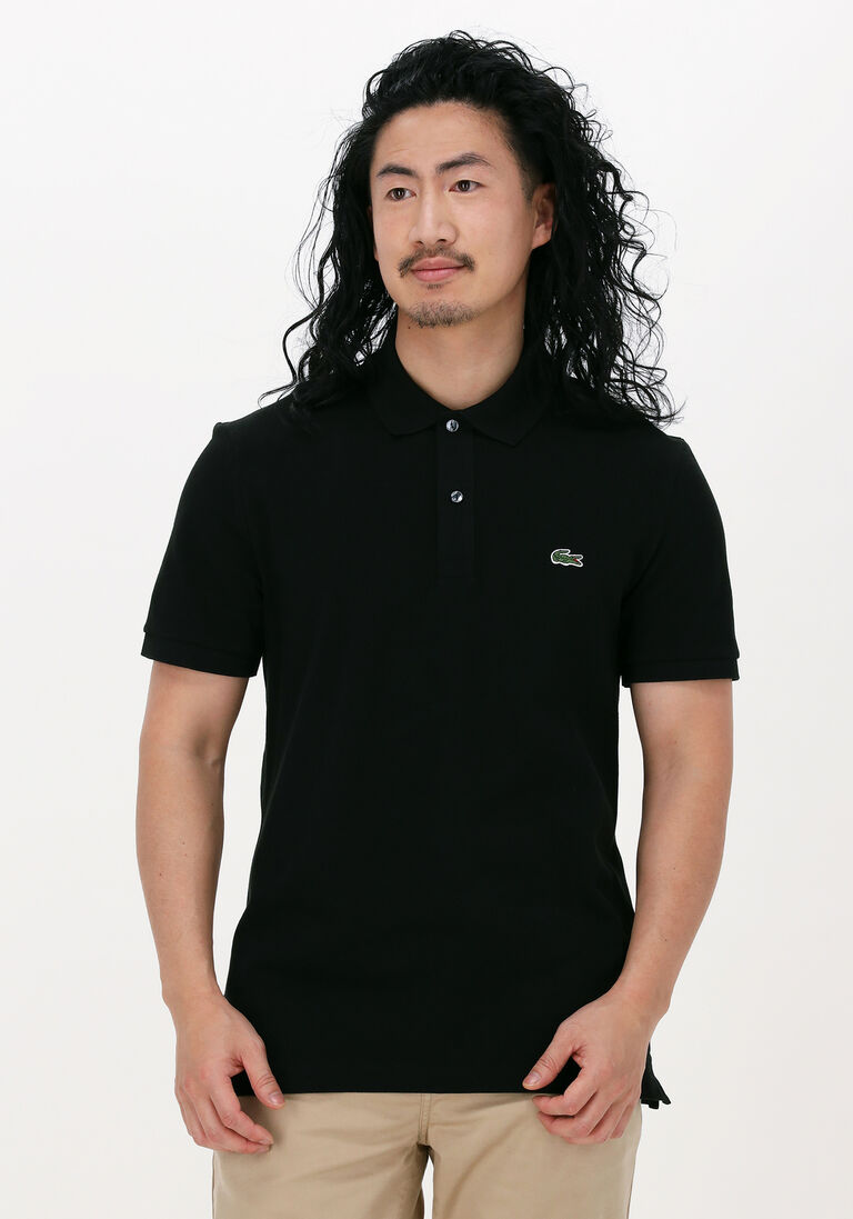 LACOSTE zwarte lacoste polo 1hp3 men's s/s polo 1121