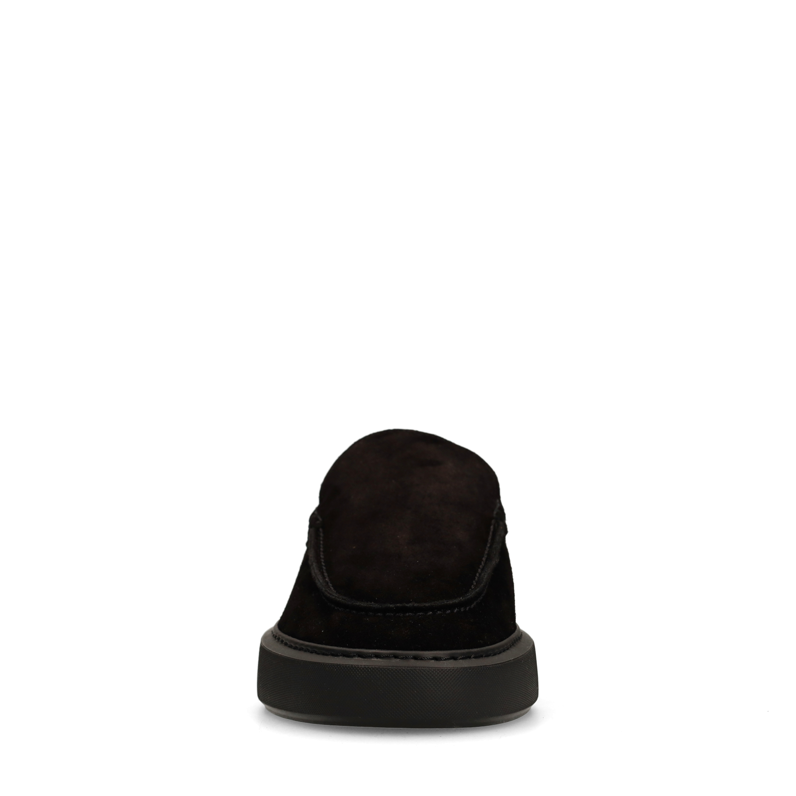 Zwarte suède loafers