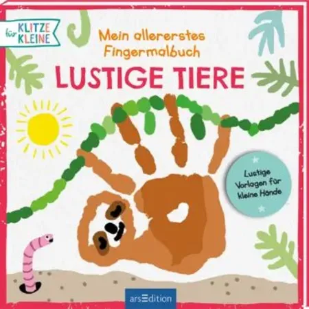 ars Edition Mein allererstes Fingermalbuch – Lustige Tiere