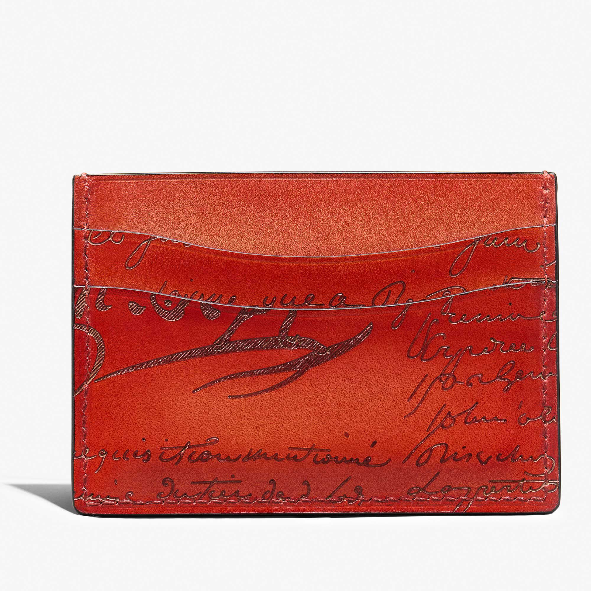 Porte-Cartes Bambou Neo En Cuir Scritto
