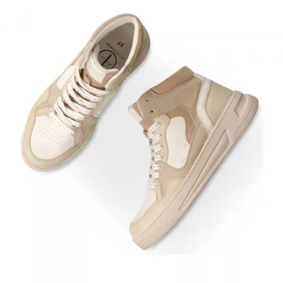Baskets BEIGE ACTIVE FASHION