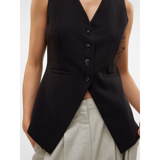 AWARE Oceanna Tailored Vest, Black, 40