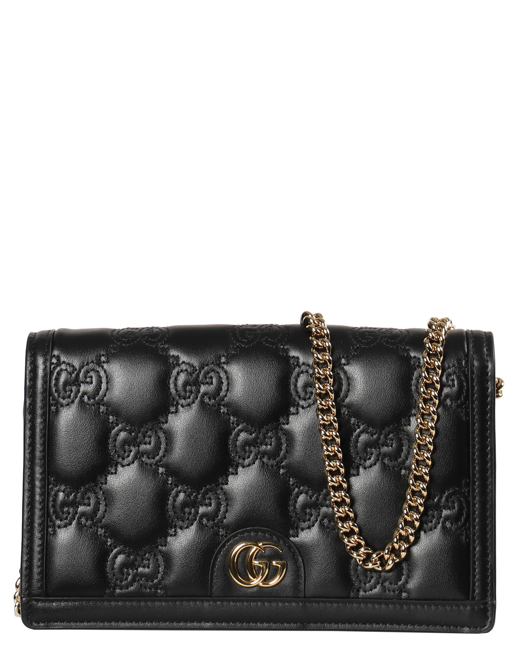 Gucci| Damen Brieftasche WALLET ON CHAIN mit abnehmbarem Riemen