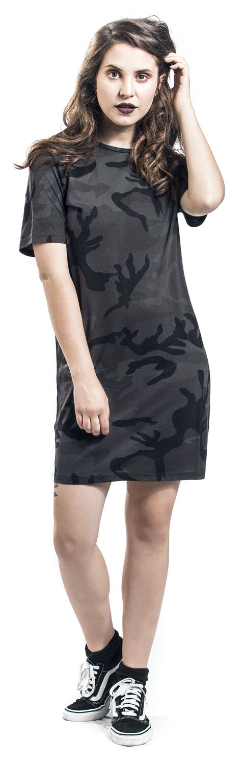 Robe T-Shirt Camouflage | Urban Classics Robe mi-longue