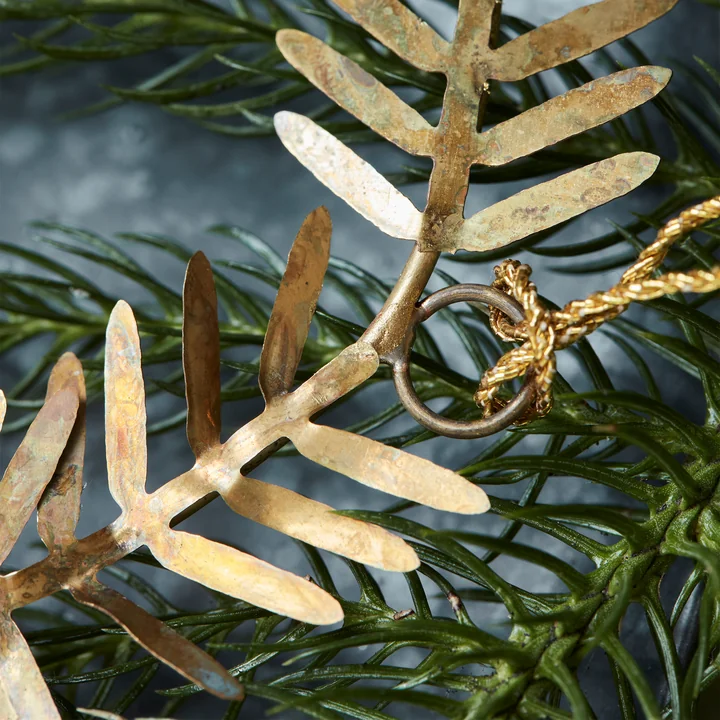 House Doctor - Lamet Christbaumschmuck, Stern, Messing