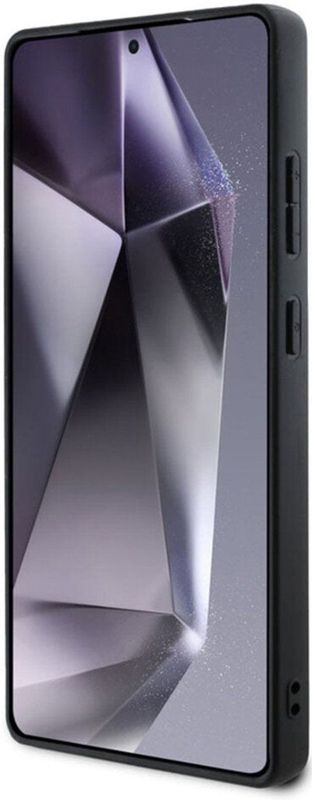 Guess - 4G Metal Logo Backcover - Black - Kunststof - Voor Samsung Galaxy S25 Ultra