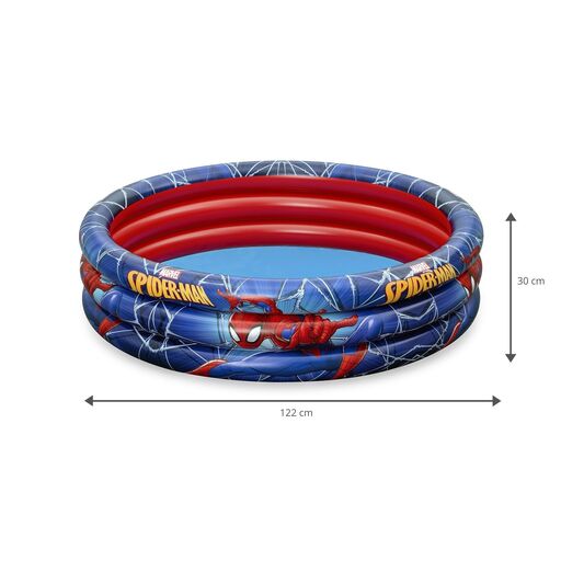 Piscina Hinchable Infantil Bestway Spider Man 122x30 Cm