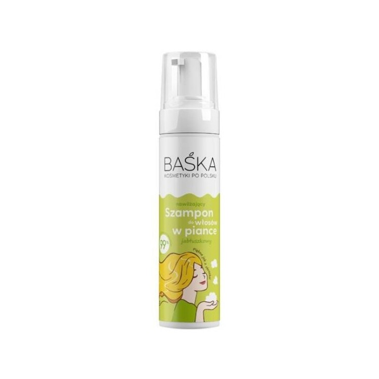 Baśka feuchtigkeitsspendendes Apfelschaumshampoo 200 ml