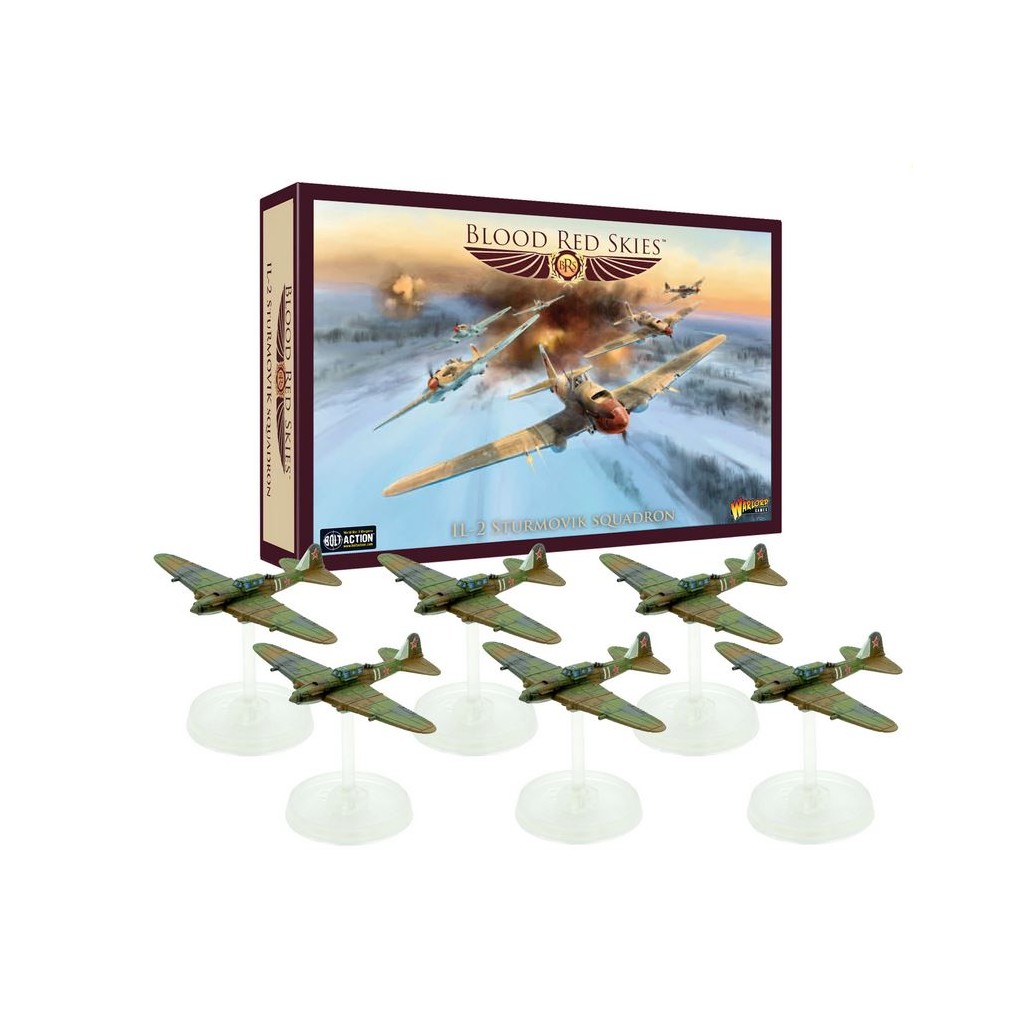 Blood Red Skies - Soviet- Il-2 Sturmovik squadron, 6 planes