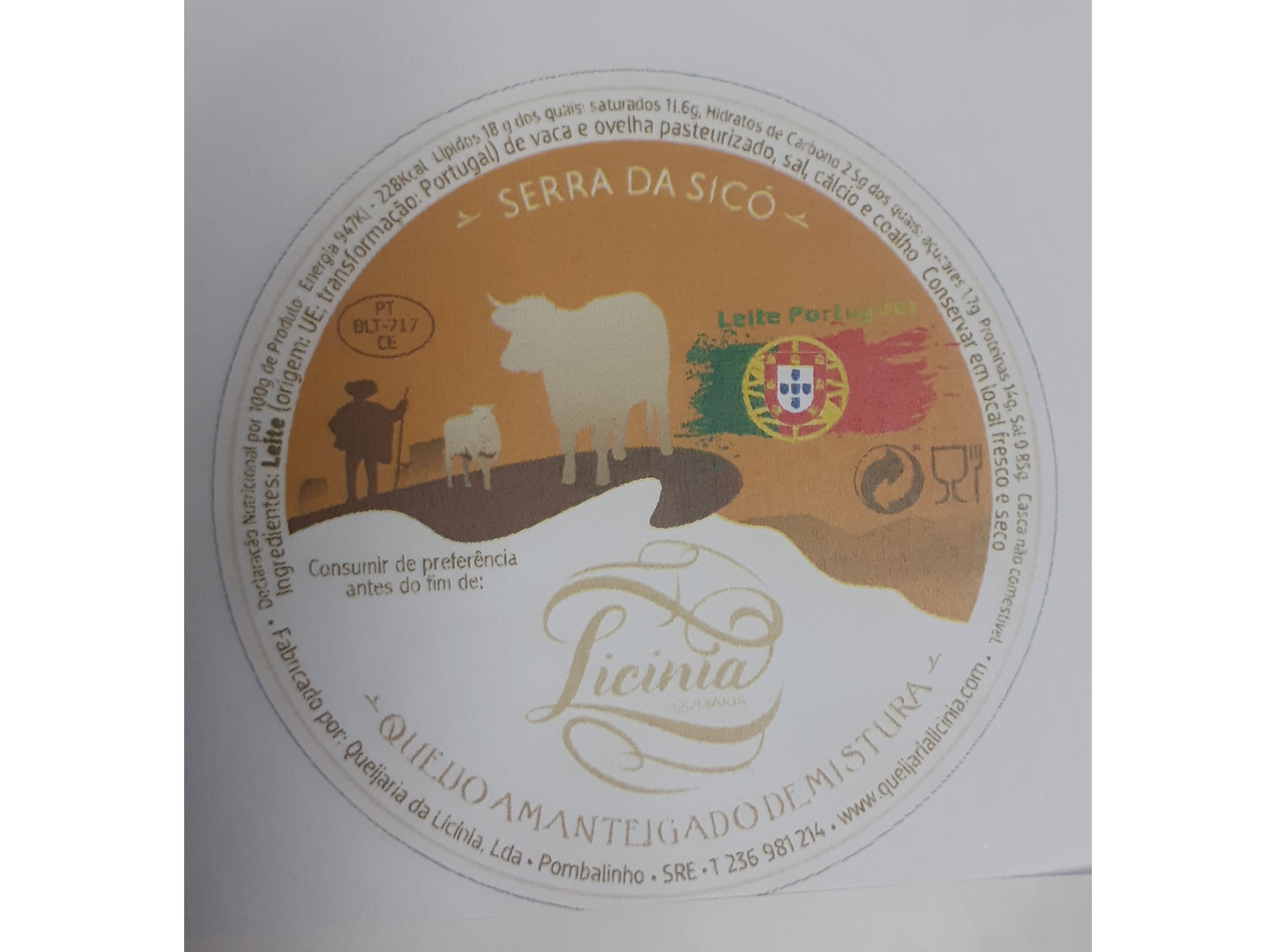 QUEIJO LICINIA AMANTEIGADO VACA E OVELHA 200G