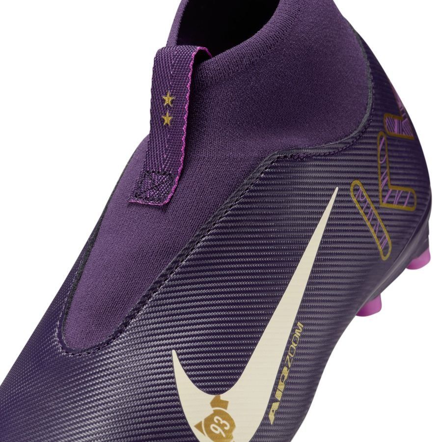 Nike Air Zoom Mercurial Superfly 10 Academy MG Mbappé Personal Edition - Violet/Blanc Enfant