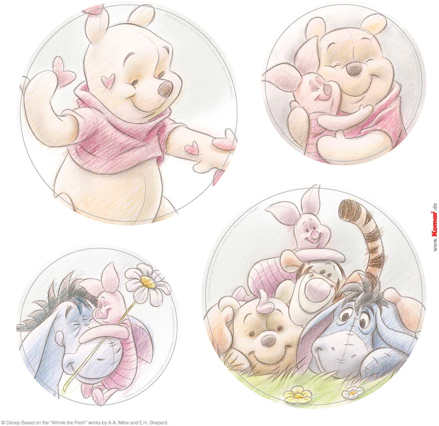Komar Fensterdekoration »Winnie the Pooh Wonderful« Fenstersticker