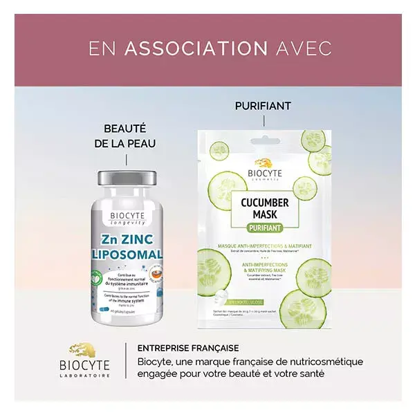 Biocyte Radiant Pele Imperfeições, Suavidade Urtiga, Bardana 60 cápsulas