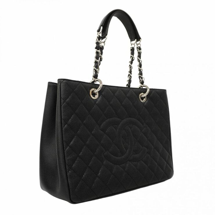 Chanel Vintage Chanel Shopper Black
