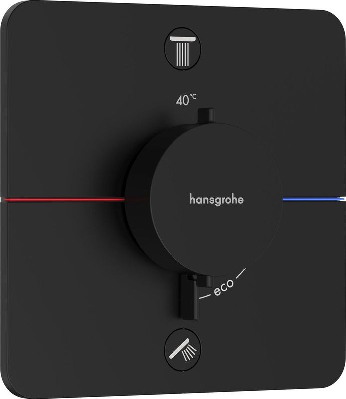 Hansgrohe - Showerselect Comfort Q - Inbouw Thermostaat - Mat Zwart
