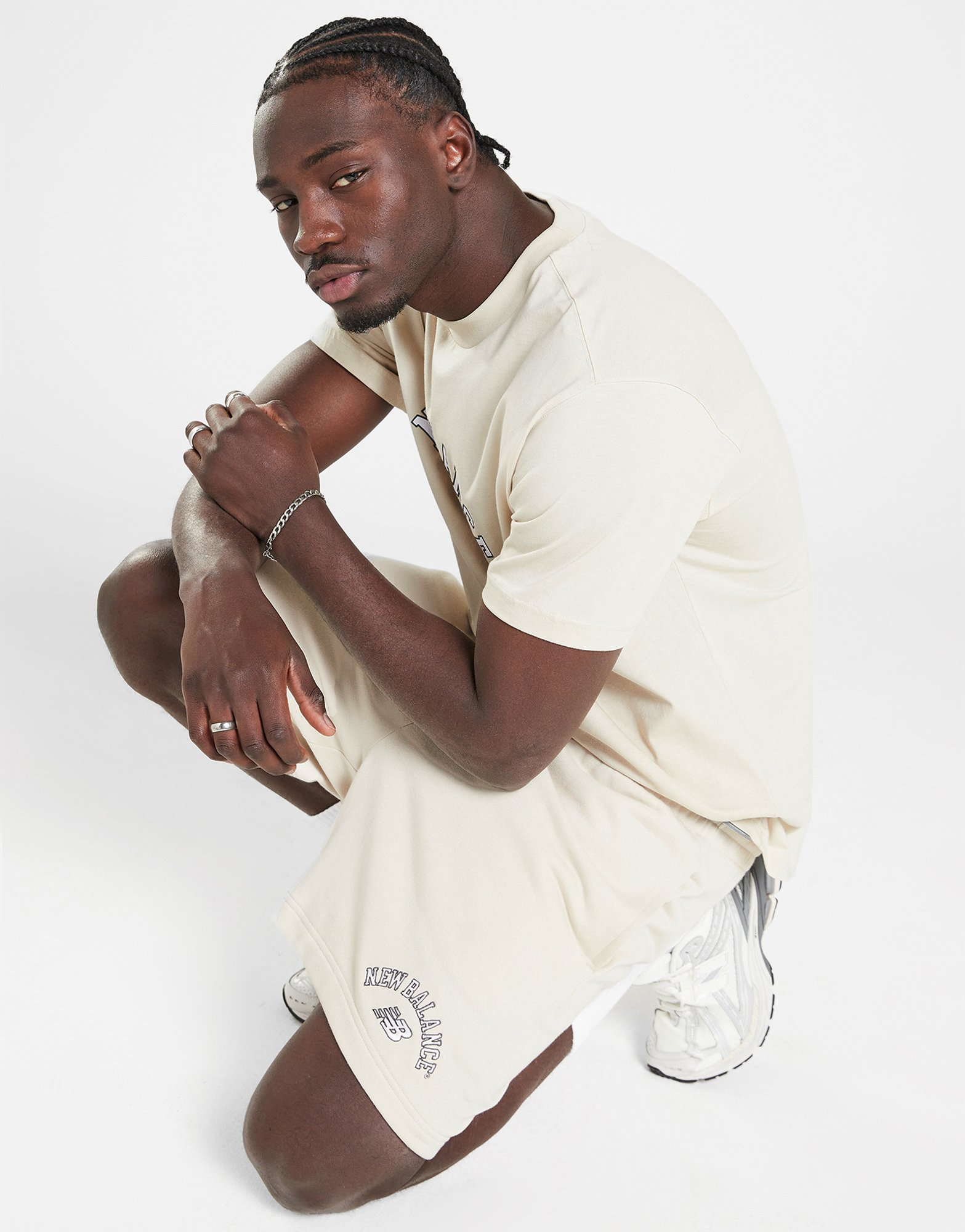 New Balance Short Logo Homme