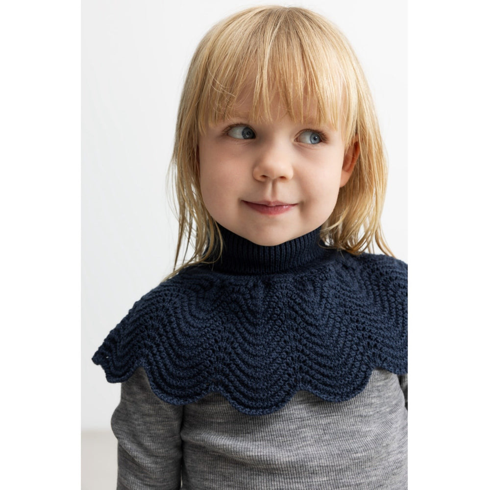 Køb MarMar Light Cotton Wool Lace Ink Strikket Halsedisse