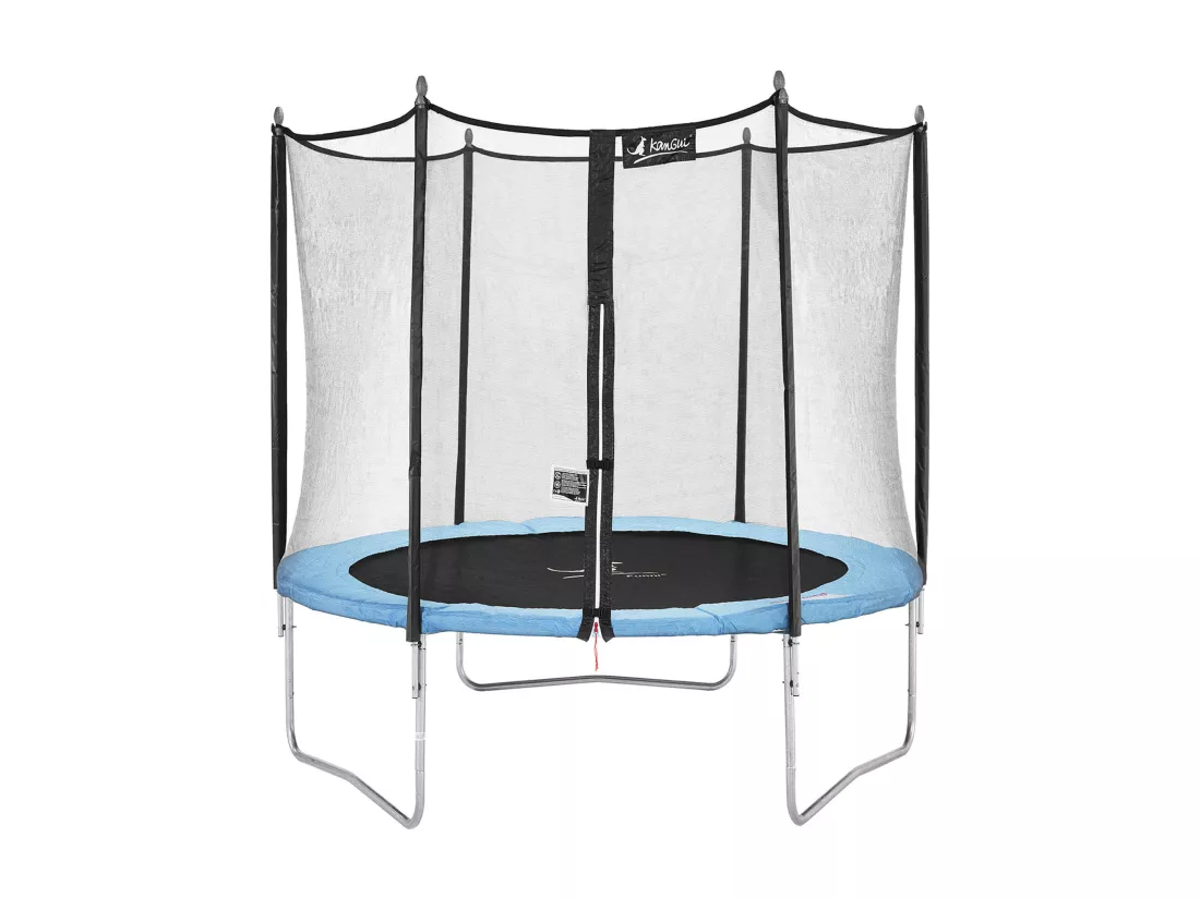 Kangui - Trampoline de jardin 305 cm + filet de sécurité | Normes EU | Montage facile