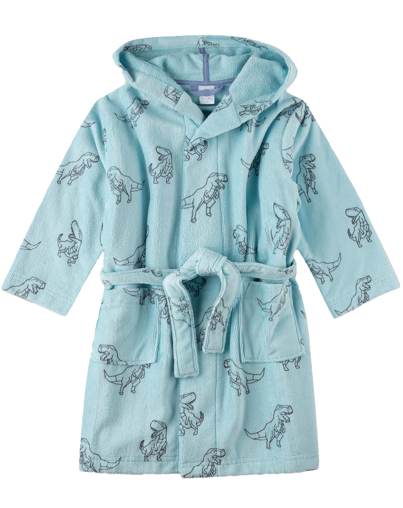 Bademantel DINOS in milky blue