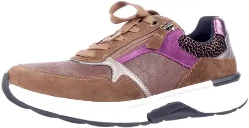 Gabor Rollingsoft cognac combi 76.847.63 - maat 5 sneaker cognac combi - maat 5 Calandschoen