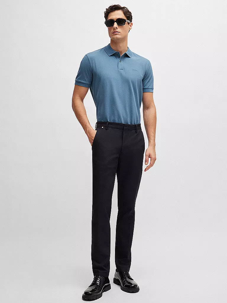 BOSS Poloshirt Regular Fit PALLAS hellblau