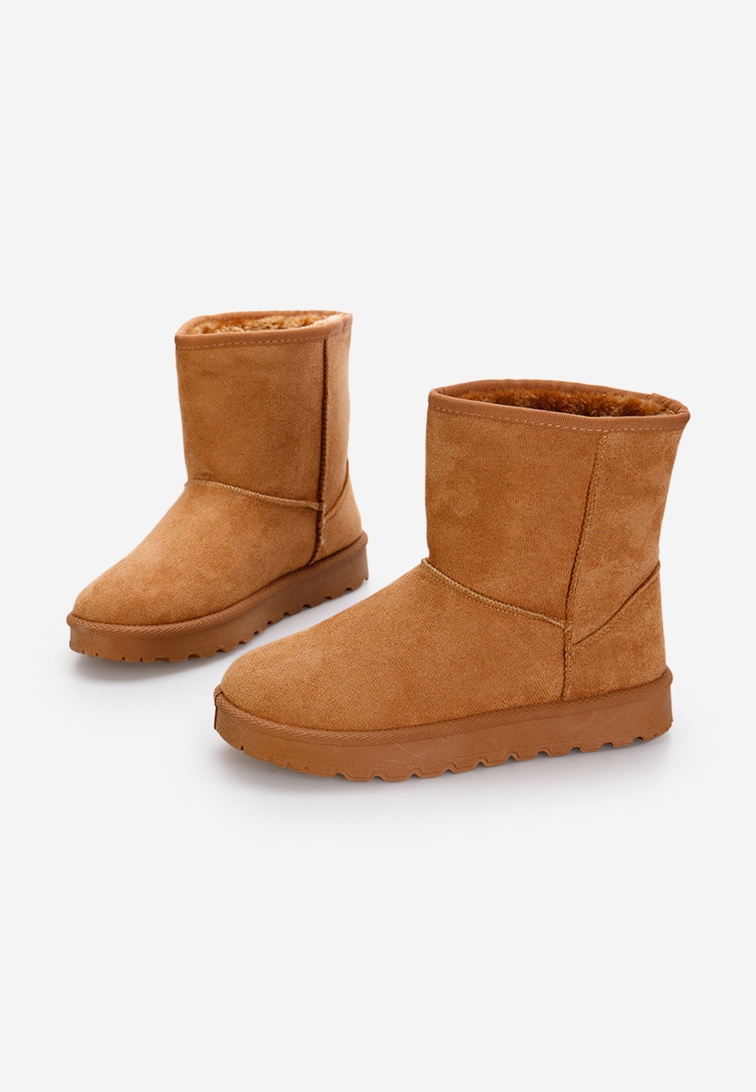 Bottes fourrées femmes chameau Celesa