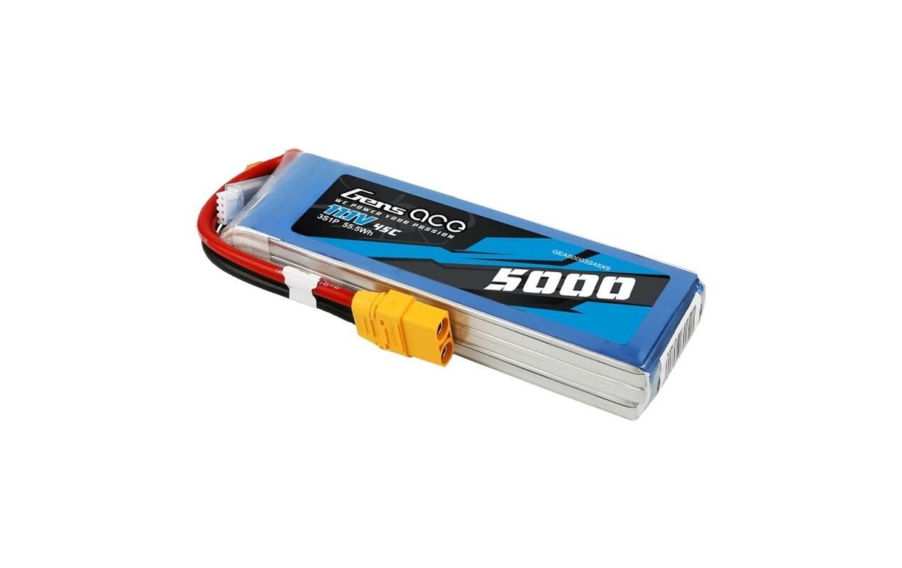 RC-Akku LiPo 5000 mAh 11.1 V 45 CSoftcase 3S LiPo Akku mit XT90 Stecker