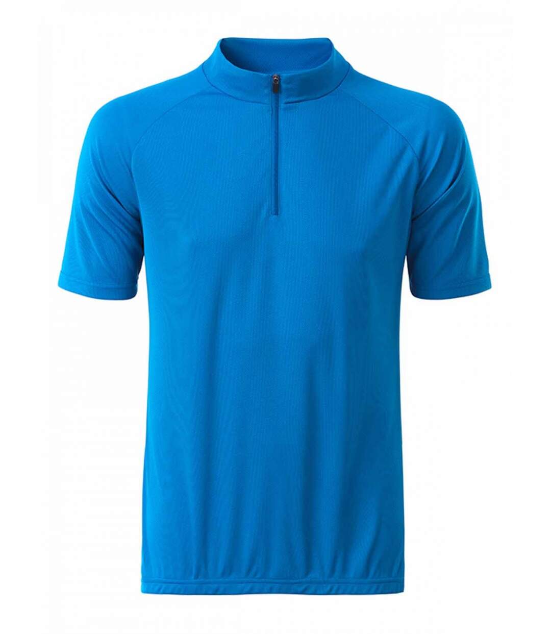 maillot cycliste zippé - HOMME - JN512 - bleu vif
