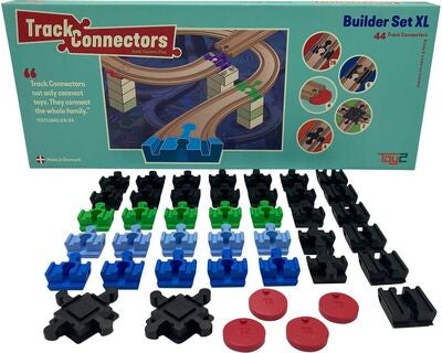 TOY2 Track Connector Builder Set XL Koblinger, Flerfarget