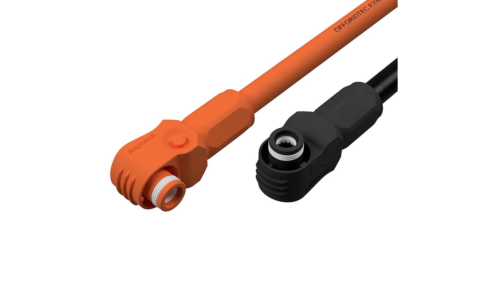 Anschlusskabel Batterie zu Wechselrichter M8, 25 mm², 2mBatterieanschlusskabelset Pylontech zu Wechselrichter 2 x 2.0m 25 mm² Amphenol zu M8