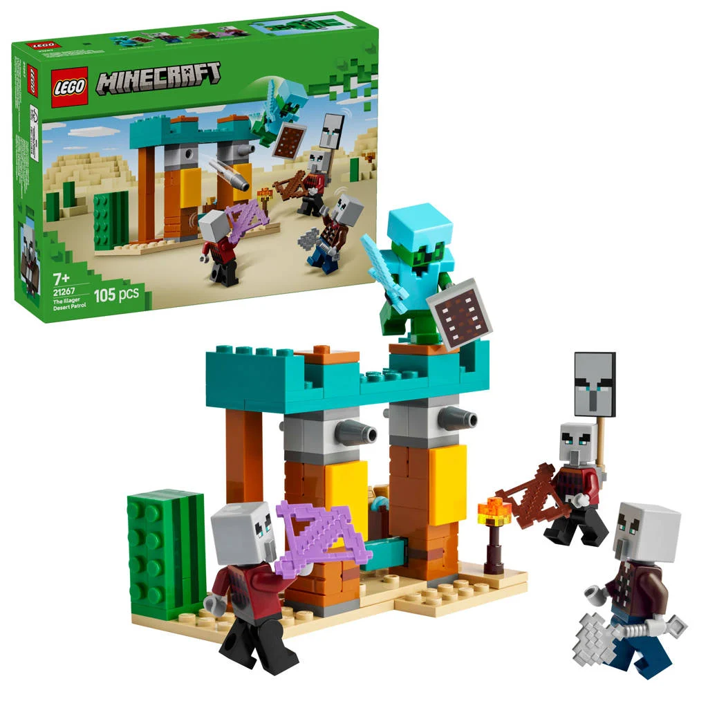 De Illagers in de woestijn gamingset voor kinderen 21267