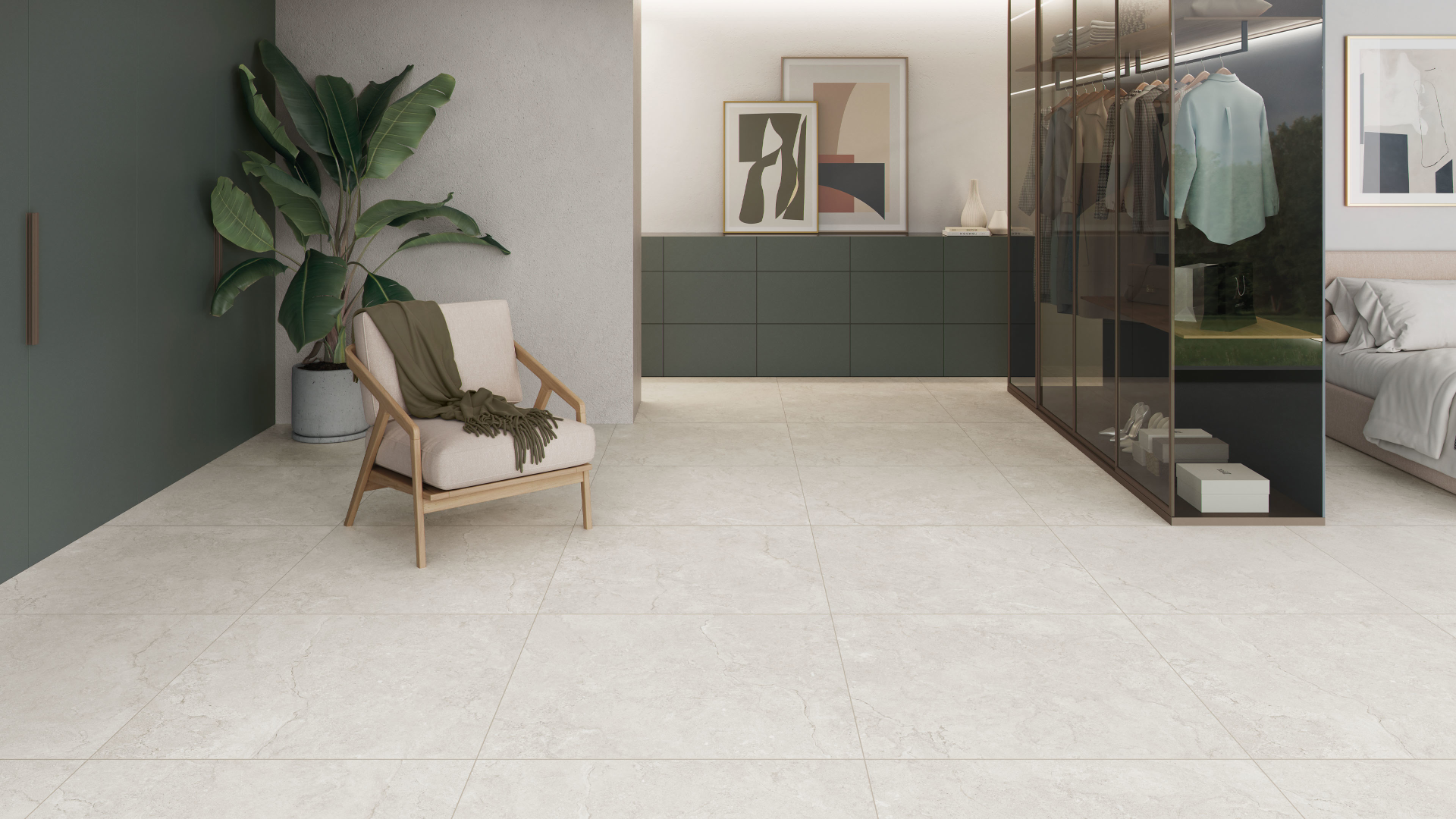 Valence Vista vloertegel ivory 60x60cm ivoor