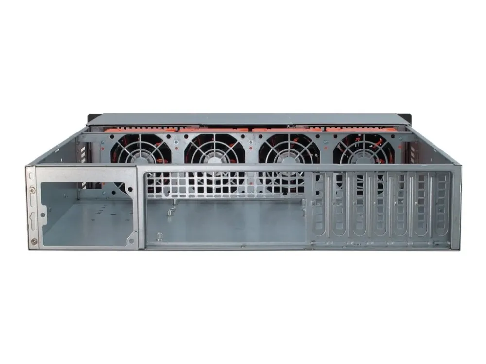 Inter-Tech IPC 2U-20255 - Rack-monterbar - 2U - fuld AT - ingen strømforsyning (EPS2U) - USB