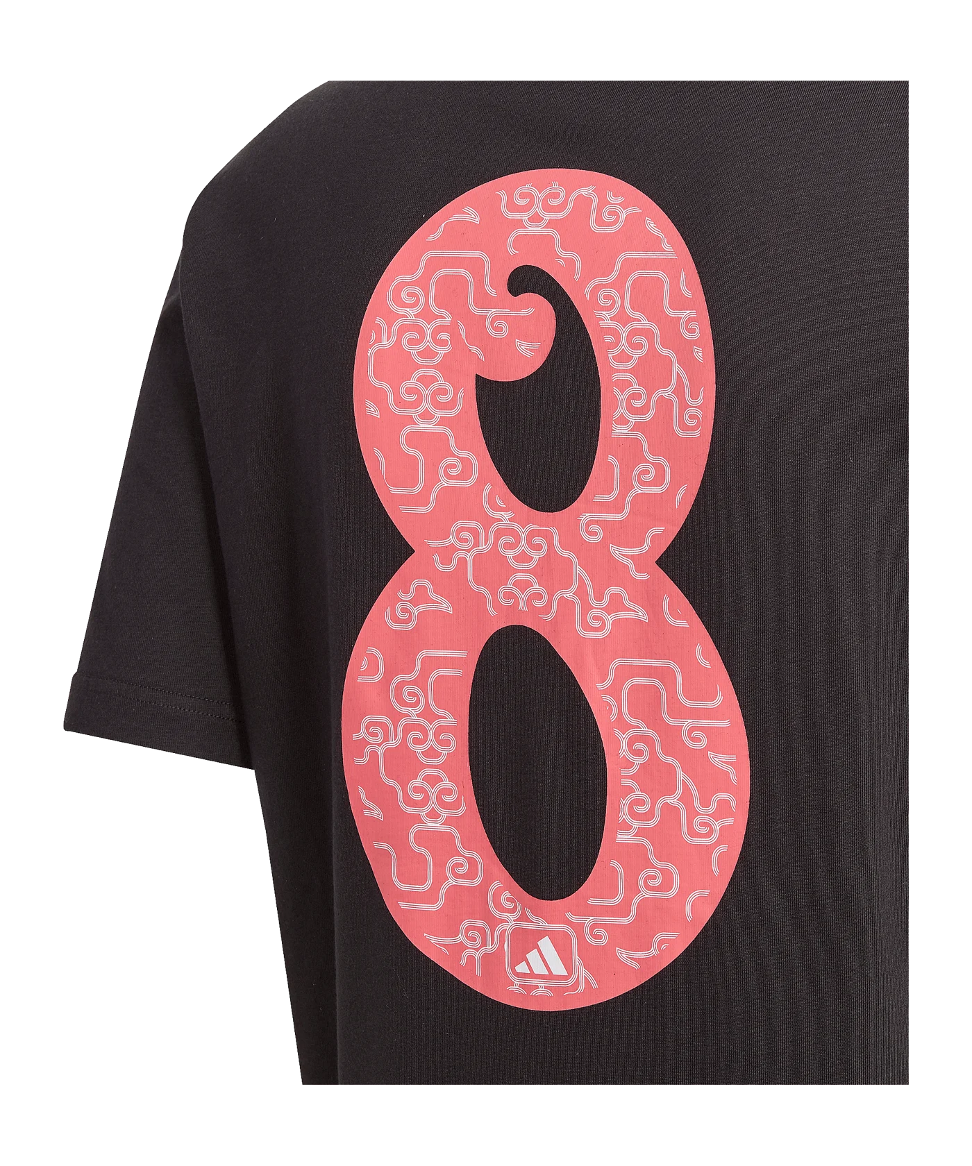 adidas Athletics Lucky 8 Graphic T-Shirt Schwarz